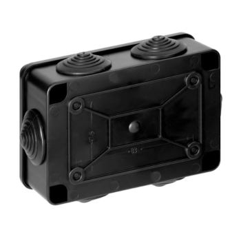 PUSZKA HERMETYCZNA 120x80x50mm ORNO OR-JB-13824/6/B 6 DŁAWIKÓW ODPORNA NA UV IP65